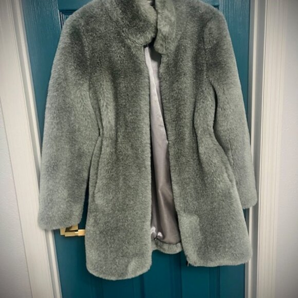 Calvin Klein Faux Fur Winter Jacket - Picture 2 of 6